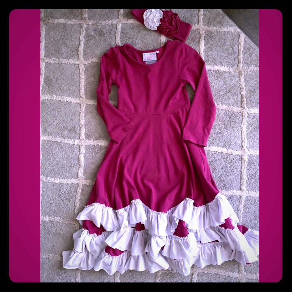 Girls long twirly dress